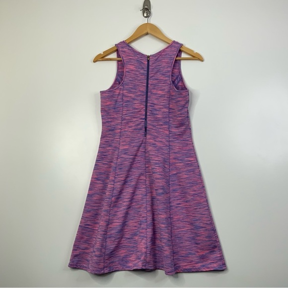 Lilly Pulitzer Fit and Flare Dress Cove Flamingo Pink Space Tie Dye. Size Small - Picture 2 of 8